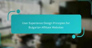 User Experience Design Principles for Bulgarian Affiliate Websites